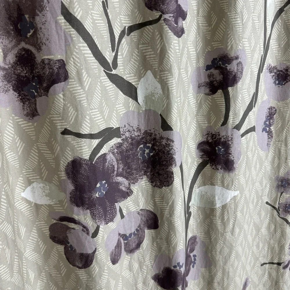 Floral Patterned Shower Curtain